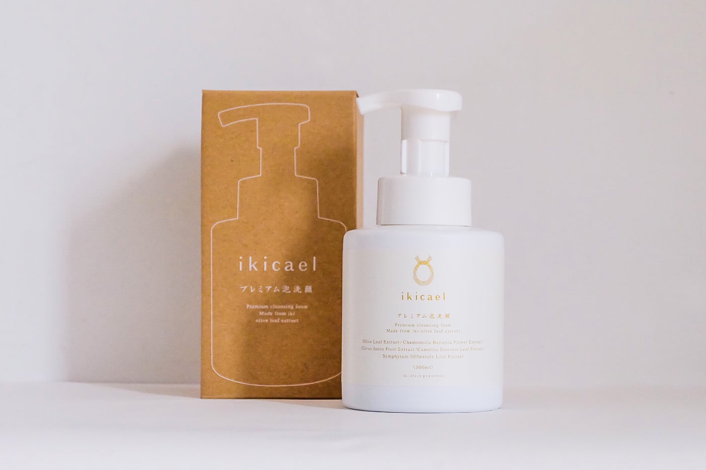 壱岐オリーブ園 Ikicael プレミアム泡洗顔 300ml|壱岐リトリート 海里村上