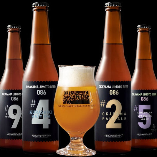 【ドリンクチケット付】岡山のソウルBEER「OKAYAMA JIMOTO BEER 086」3種6本セット|KEIRIN HOTEL 10