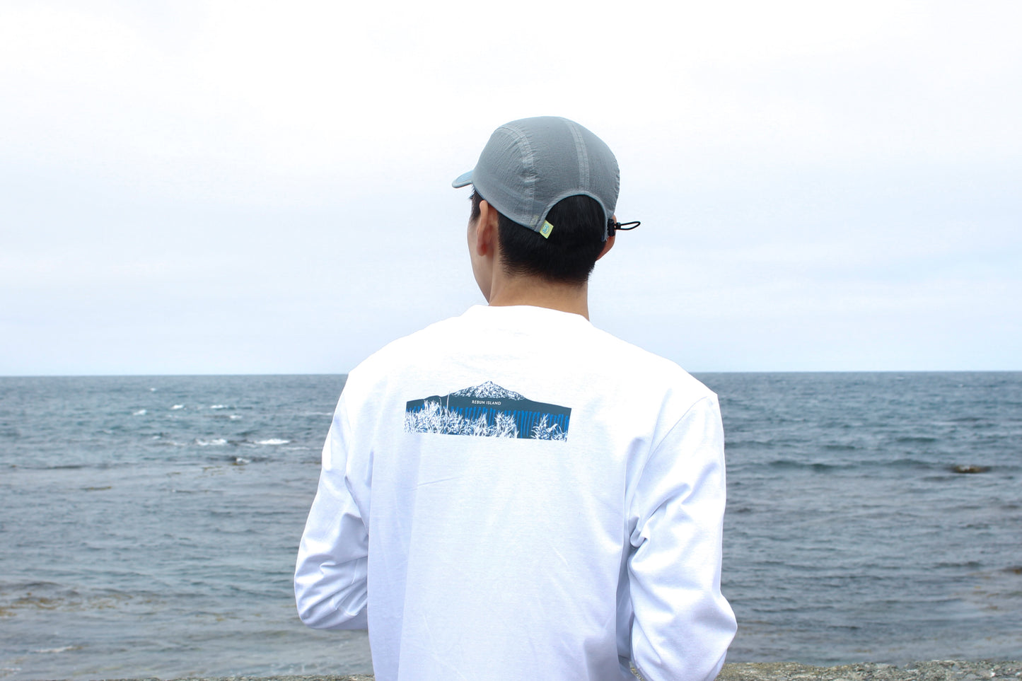 利尻富士 長袖Tシャツ｜礼文観光ホテル 咲涼